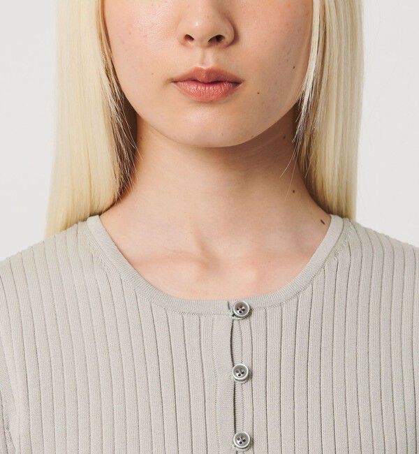 BEAUTY&YOUTH UNITED ARROWS「【WEB限定 Wardrobe DAILY MINIMAL】ペプラム2WAY ノースリーブリブニット ウォッシャブル」|ニット・セーター|
