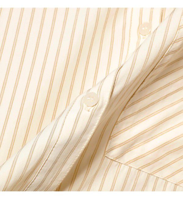 Ray BEAMS 「ストライプ ビッグ シャツ　　26SS 日除け 紫外線対策 冷房対策 レジャー アウトドア 春夏」|シャツ・ブラウス|