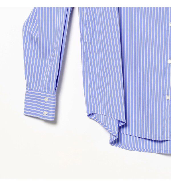 Ray BEAMS 「ストライプ ビッグ シャツ　　26SS 日除け 紫外線対策 冷房対策 レジャー アウトドア 春夏」|シャツ・ブラウス|