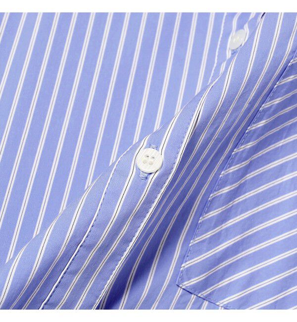 Ray BEAMS 「ストライプ ビッグ シャツ　　26SS 日除け 紫外線対策 冷房対策 レジャー アウトドア 春夏」|シャツ・ブラウス|