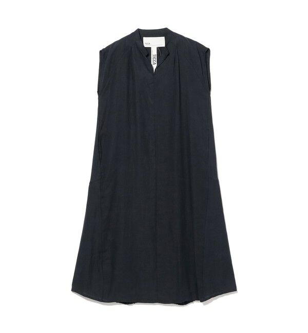 Demi-Luxe BEAMS 「TICCA / リネン フレンチスリーブ バルーン ワンピース」|ワンピース|