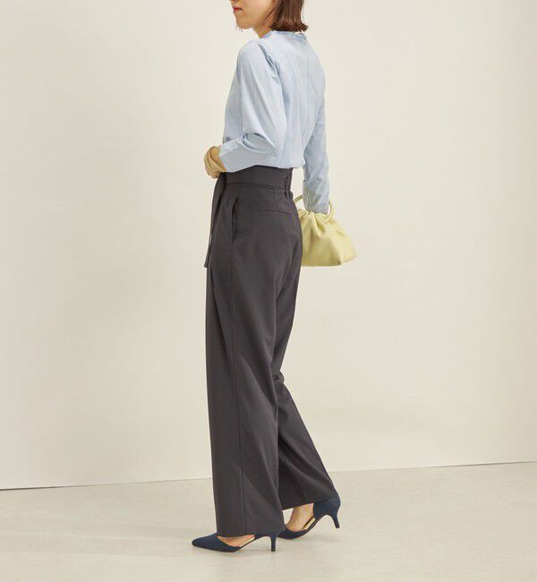 SHIPS for women「Paulo Oliveira ベルト タック パンツ ◇」|その他|