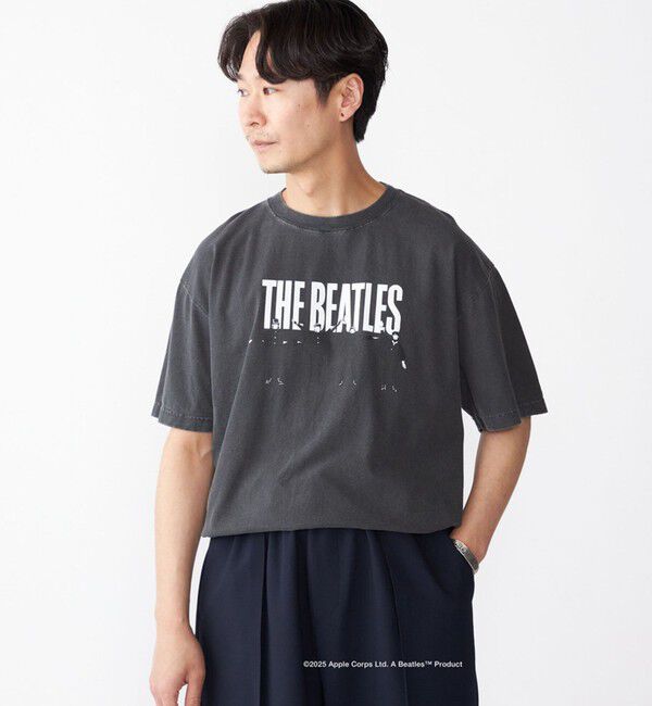 SHIPS「SHIPS: THE BEATLES フォトグラフィック Tシャツ」|Tシャツ・カットソー|ブラック