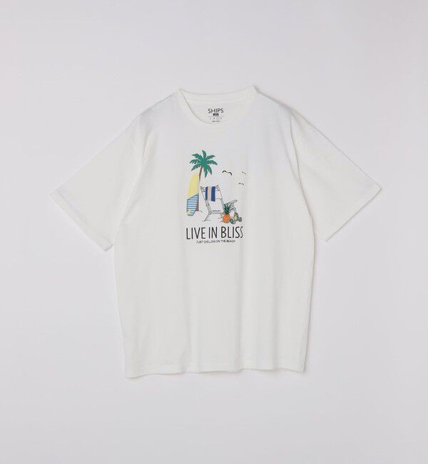 SHIPS Colors 「SHIPS Colors:パッチワーク & 刺繍 Tシャツ」|Tシャツ・カットソー|