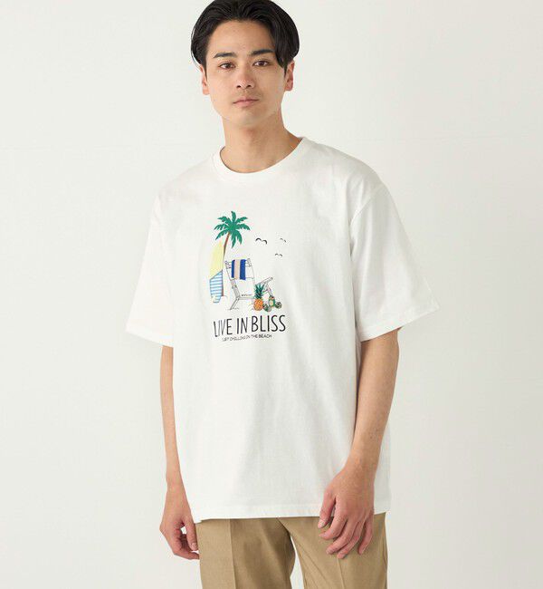 SHIPS Colors 「SHIPS Colors:パッチワーク & 刺繍 Tシャツ」|Tシャツ・カットソー|