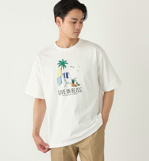 SHIPS Colors 「SHIPS Colors:パッチワーク & 刺繍 Tシャツ」|Tシャツ・カットソー|