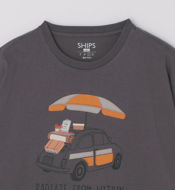 SHIPS Colors 「SHIPS Colors:パッチワーク & 刺繍 Tシャツ」|Tシャツ・カットソー|