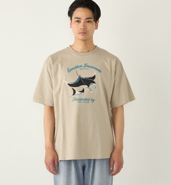 SHIPS Colors 「SHIPS Colors:パッチワーク & 刺繍 Tシャツ」|Tシャツ・カットソー|