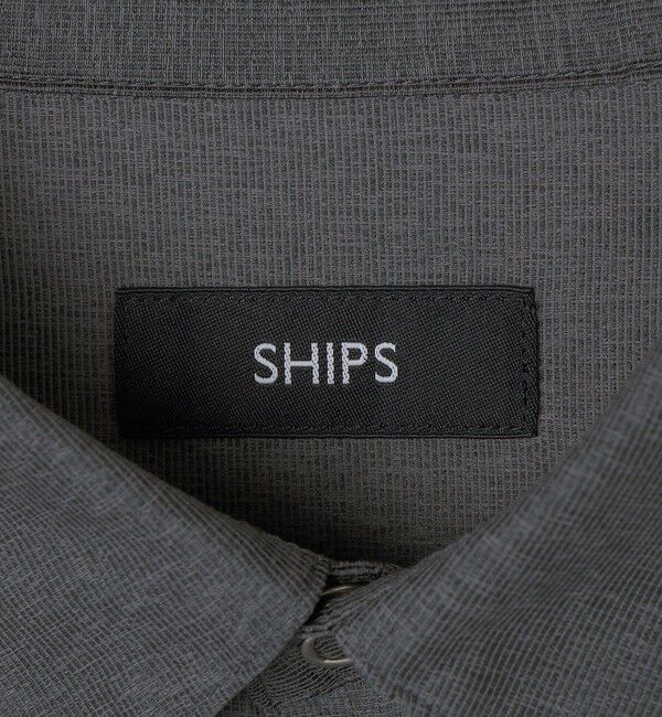 SHIPS「SHIPS:〈セットアップ対応〉TEXBRID(R) ユーティリティ プルオーバー シャツ」|シャツ・ブラウス|