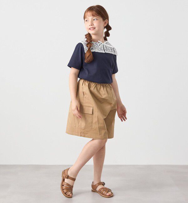 SHIPS any「SHIPS any: カーゴ キュロット パンツ<KIDS>」|キュロット|
