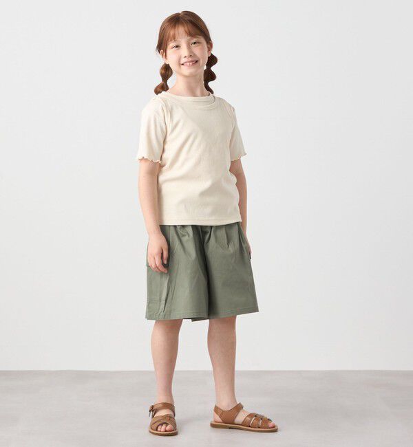 SHIPS any「SHIPS any: カーゴ キュロット パンツ<KIDS>」|キュロット|
