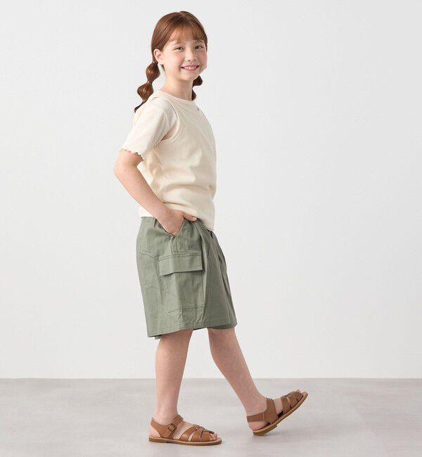 SHIPS any「SHIPS any: カーゴ キュロット パンツ<KIDS>」|キュロット|
