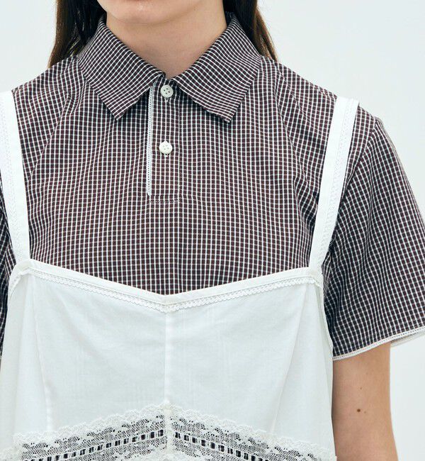 Edition「edition pourell コットンレース キャミワンピース」|ワンピース|
