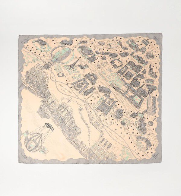TOMORROWLAND GOODS「MANIPURI PARIS シルクスカーフ」|バンダナ・スカーフ|