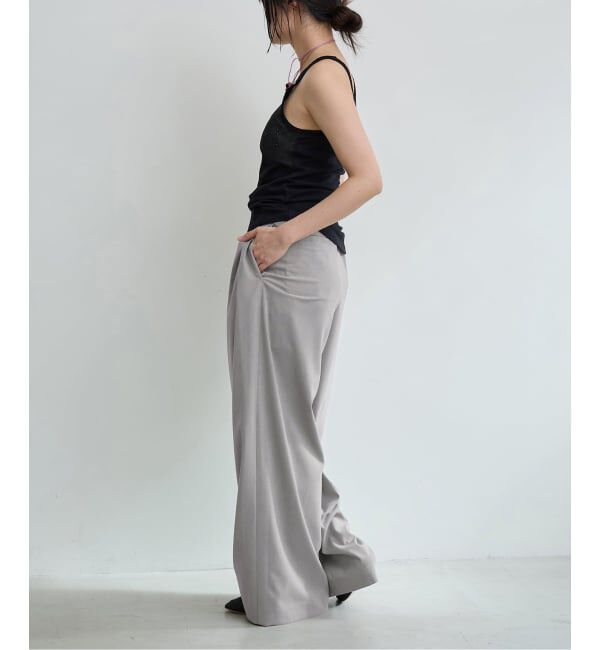 IENA LA BOUCLE「IENA LA BOUCLE テレコレースコンビタンクトップ」|タンクトップ|