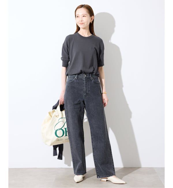 SLOBE IENA「《WEB限定/追加/シリーズあり》コットンキュプラハーフスリーブプルオーバー」|ニット・セーター|