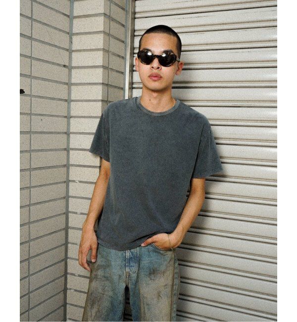PULP「フェイデッドブラック クルーネックTシャツ」|Tシャツ・カットソー|