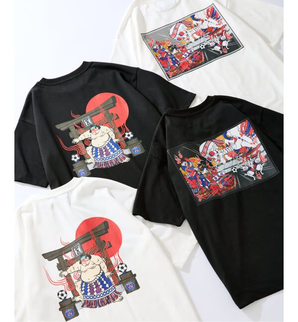 Paris Saint-Germain「【NAO YOSHIHARA ｘ PSG】 HYAKKI YAKO TEE」|Tシャツ・カットソー|