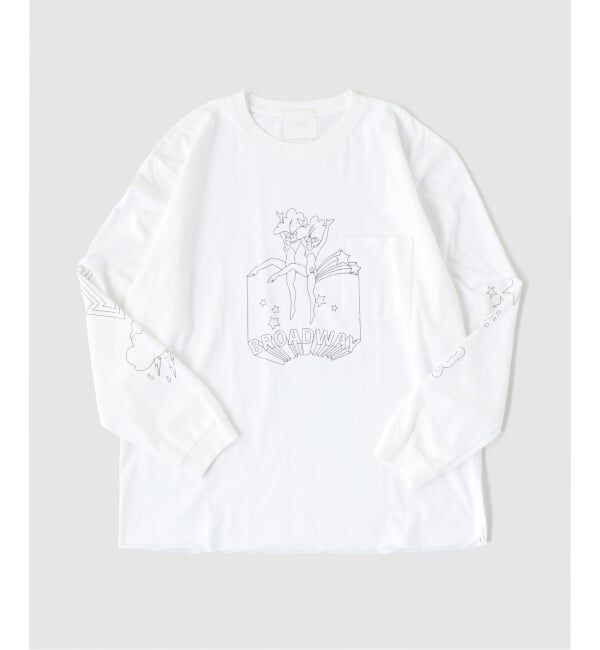 PULP「TODAY edition / トゥデイエディション TROMPE L'OEIL L/STEE #3」|Tシャツ・カットソー|ホワイト