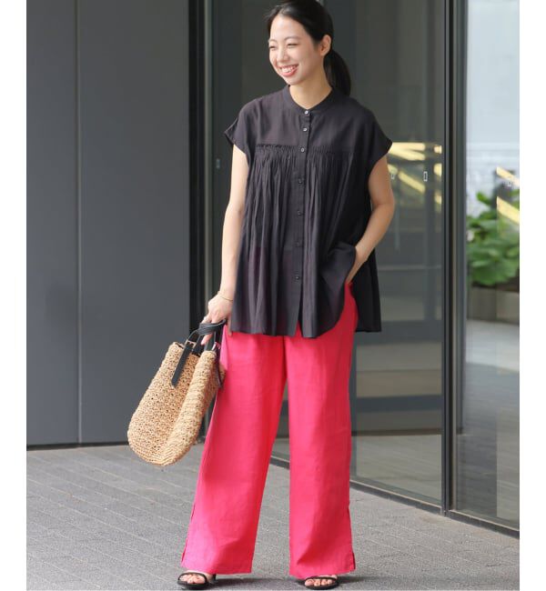 JOURNAL STANDARD relume「《一部WEB限定追加5》麻スリットイージーパンツ」|その他|