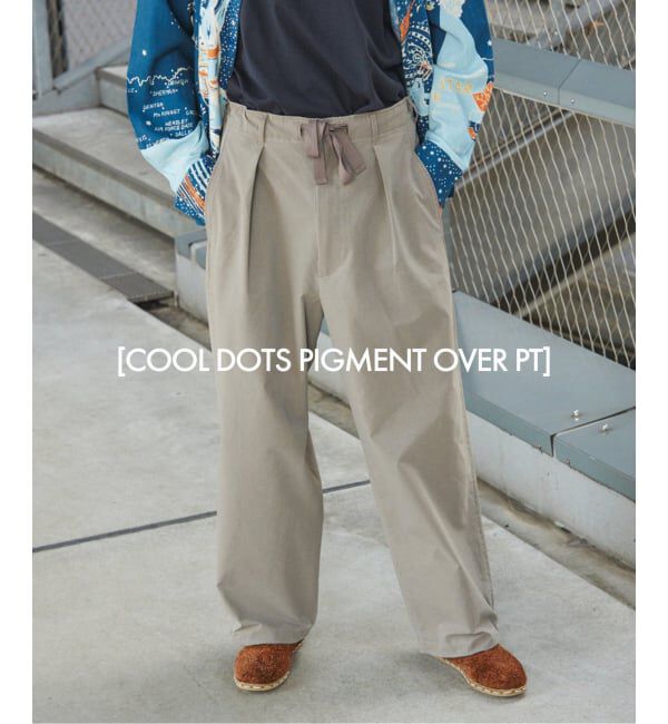 JOURNAL STANDARD「COOL DOTS / クール ドッツ ピグメント オーバー パンツ」|スラックス|ブラウン