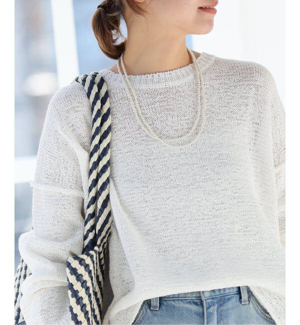 JOURNAL STANDARD relume「《WEB限定追加2》relumeガラスパールロングネックレス」|ネックレス|