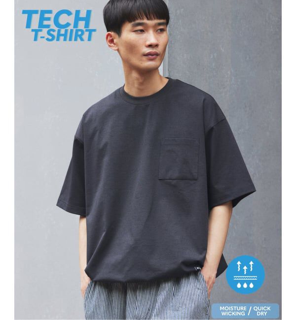 JOURNAL STANDARD relume「＜吸水速乾＞Ever-Dri(TM) ドライタッチ スピンドル Tシャツ」|Tシャツ・カットソー|グレー