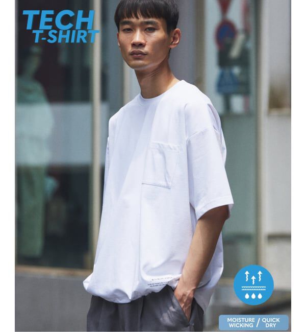 JOURNAL STANDARD relume「＜吸水速乾＞Ever-Dri(TM) ドライタッチ スピンドル Tシャツ」|Tシャツ・カットソー|ホワイト