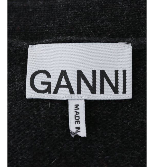 U by SPICK&SPAN「GANNI / ガニー Graphic Wool Cardigan」|カーディガン|