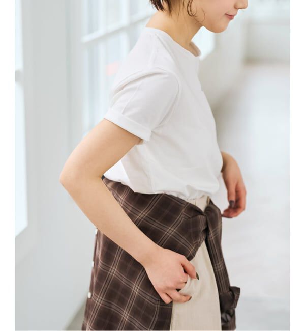 Spick and Span「フレンチロゴプリントTシャツ」|Tシャツ・カットソー|