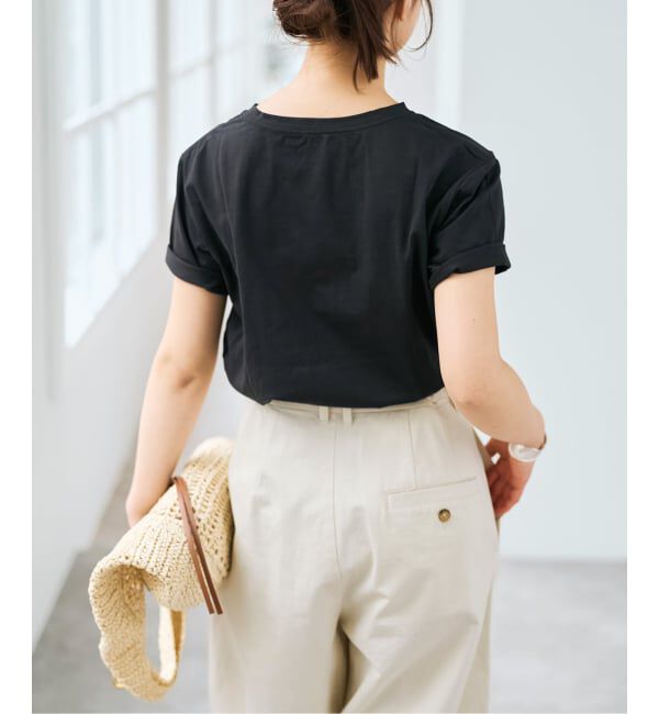 Spick and Span「フレンチロゴプリントTシャツ」|Tシャツ・カットソー|