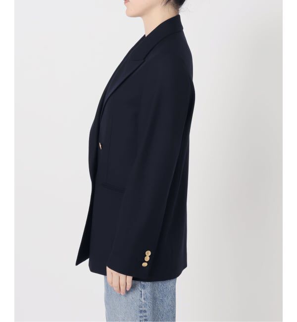 Spick and Span「《追加》ウールブレンドダブルブレストジャケット」|テーラードジャケット|