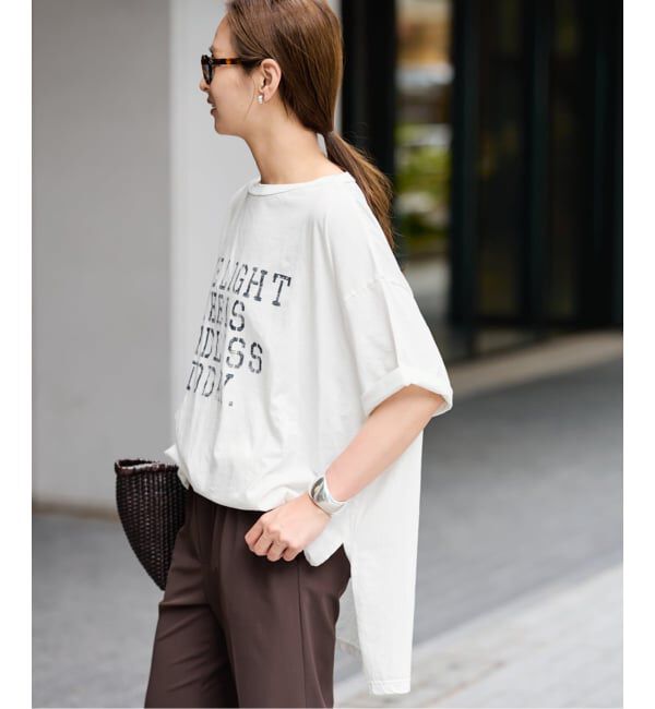 FRAMeWORK「ステンシルロゴBIGT-SHIRT」|Tシャツ・カットソー|
