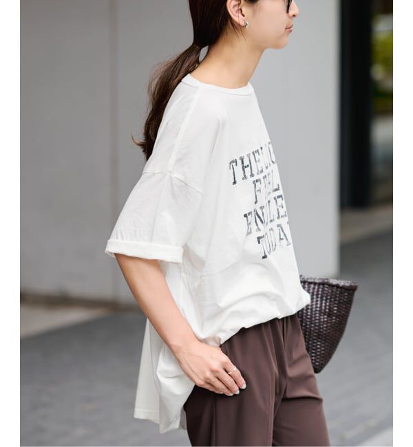 FRAMeWORK「ステンシルロゴBIGT-SHIRT」|Tシャツ・カットソー|