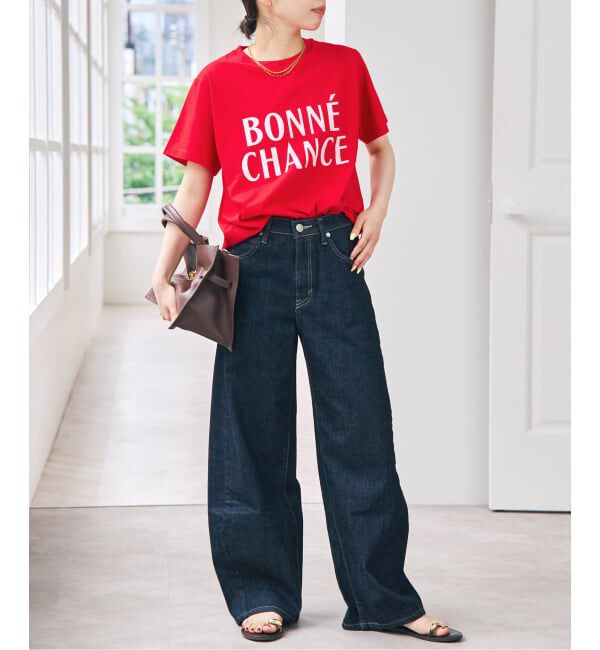 Spick and Span「TRICOMER /トリコメル FRENCH LOGO TEE」|Tシャツ・カットソー|