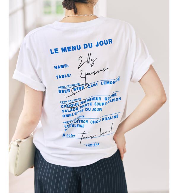 Spick and Span「TRICOMER /トリコメル FRENCH LOGO TEE」|Tシャツ・カットソー|