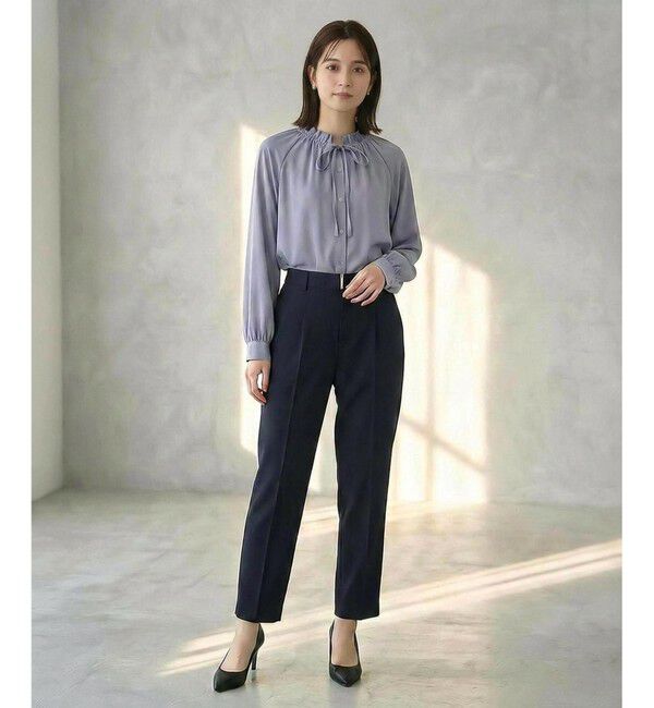 ANY SIS「ウーステッドエステル テーパード パンツ」|その他|