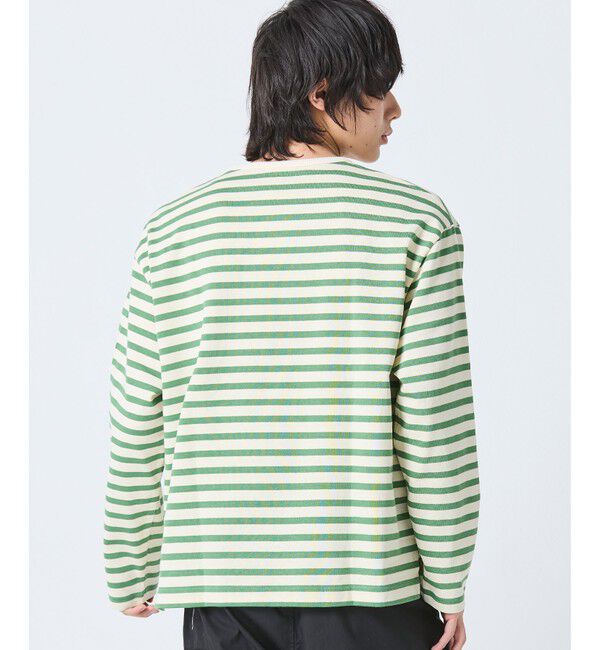 LACOSTE「スクエアネックボーダー長袖Tシャツ」|Tシャツ・カットソー|