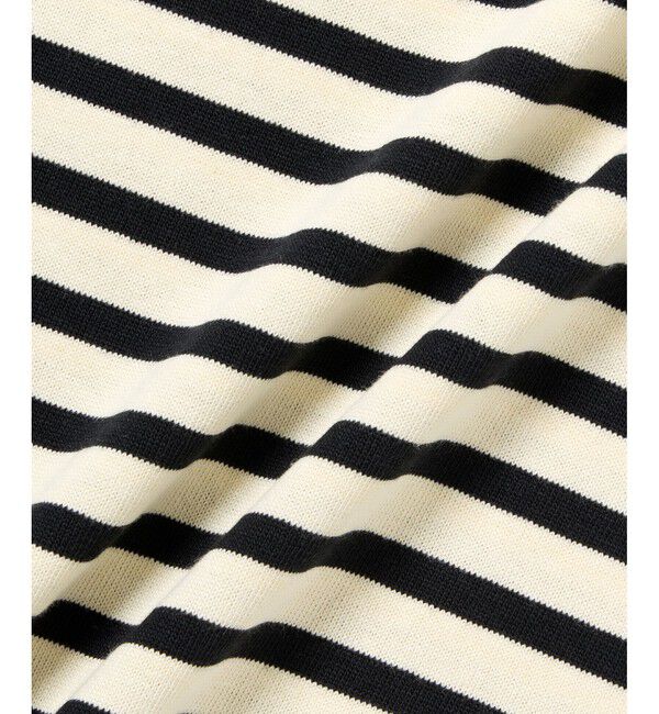 LACOSTE「スクエアネックボーダー長袖Tシャツ」|Tシャツ・カットソー|