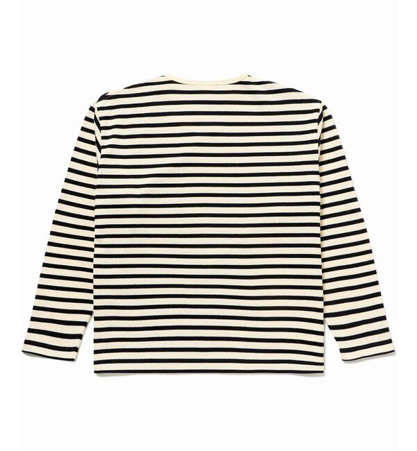 LACOSTE「スクエアネックボーダー長袖Tシャツ」|Tシャツ・カットソー|