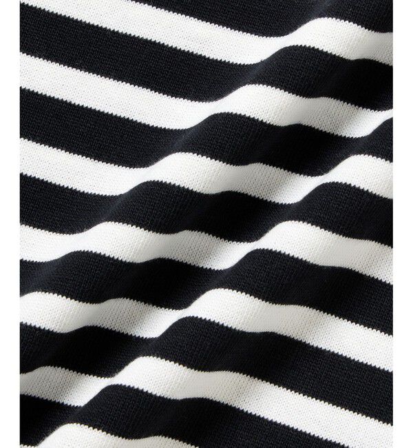 LACOSTE「スクエアネックボーダー長袖Tシャツ」|Tシャツ・カットソー|