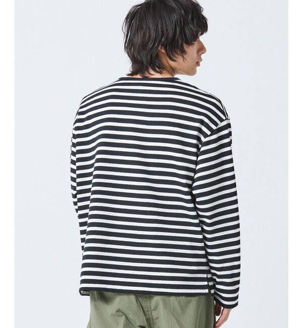 LACOSTE「スクエアネックボーダー長袖Tシャツ」|Tシャツ・カットソー|