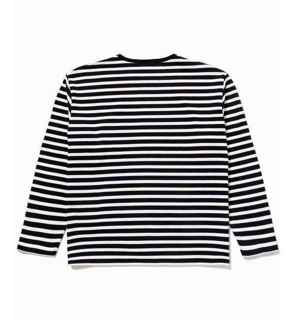 LACOSTE「スクエアネックボーダー長袖Tシャツ」|Tシャツ・カットソー|
