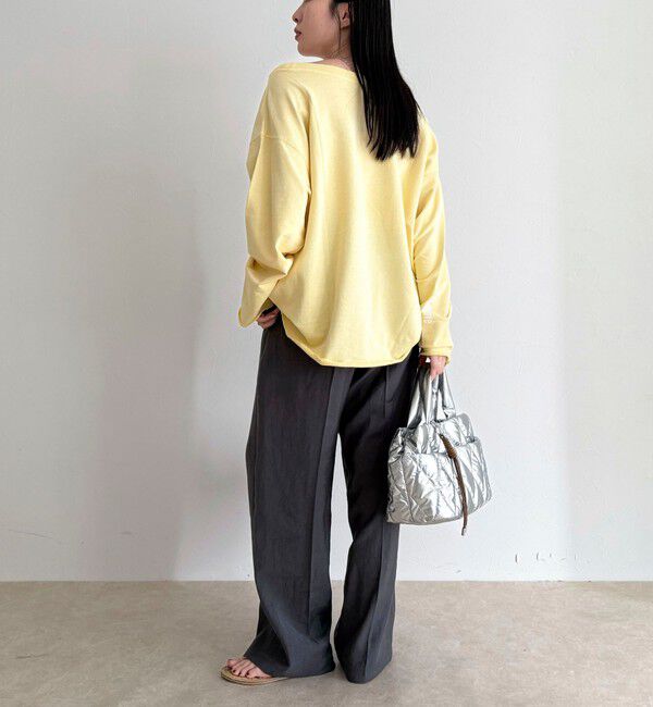 fredy emue「ヴィンテージ加工裏毛オフショルプルオーバー」|Tシャツ・カットソー|