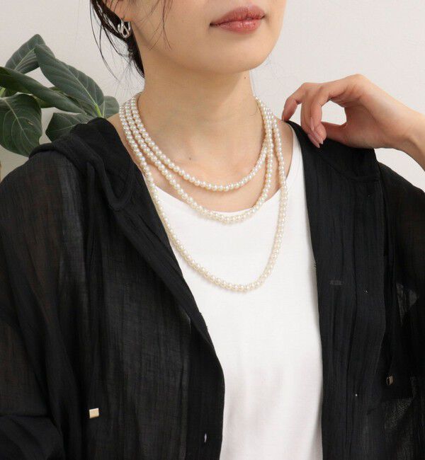 fredy emue「【人気の為、再販売！】パール/メタルマルチロングネックレス」|ネックレス|