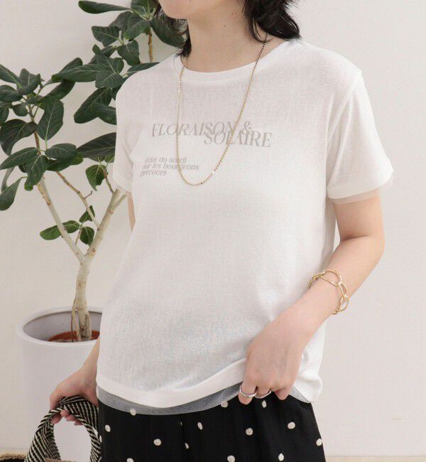 fredy emue「シアーレイヤードＴシャツ」|Tシャツ・カットソー|