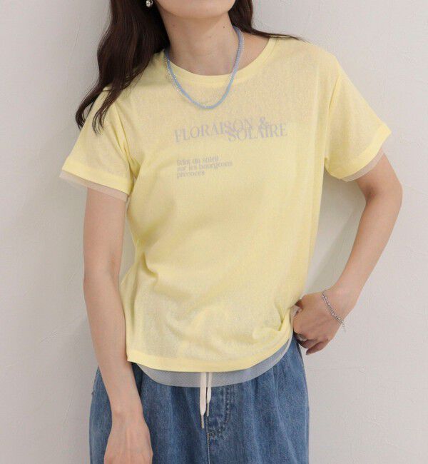 fredy emue「シアーレイヤードＴシャツ」|Tシャツ・カットソー|