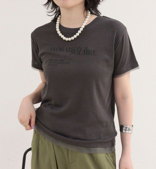 fredy emue「シアーレイヤードＴシャツ」|Tシャツ・カットソー|