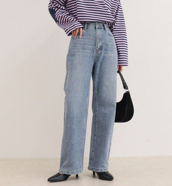 fredy emue「Dual Hem Lace Denim」|デニム|