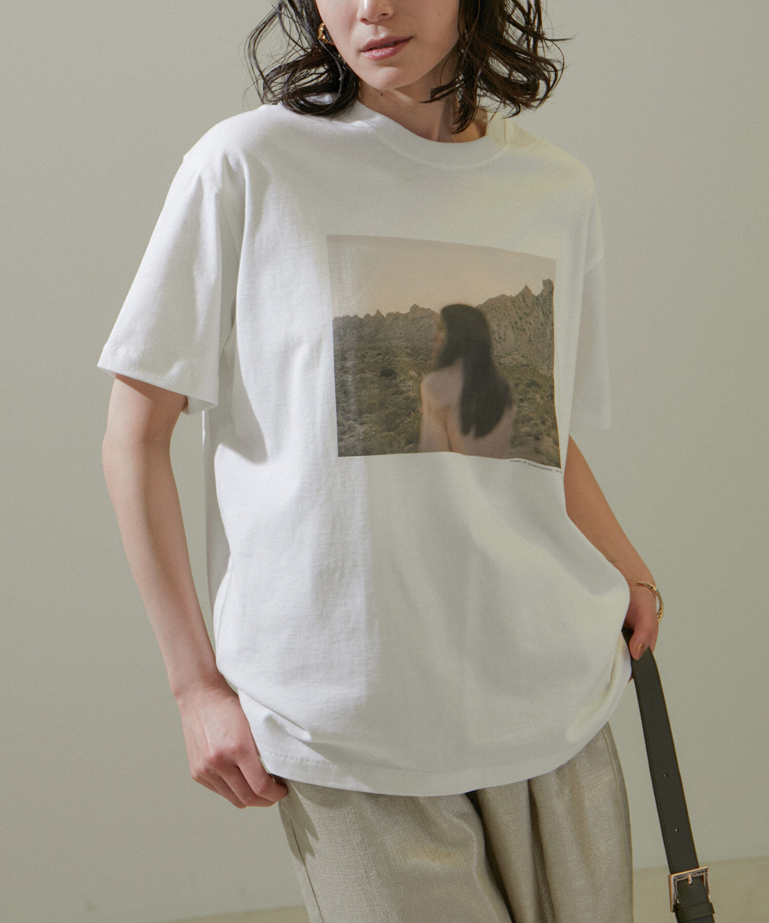 SALON adam et rope'「【Alec Soth（アレック・ソス）】[24SS]フォトTシャツ」|Tシャツ・カットソー|ホワイト系(12)